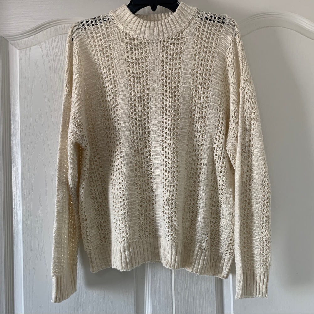 DIP Knit White Cream Sweater